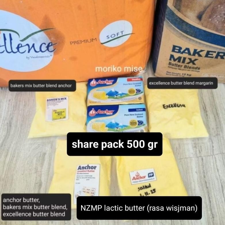 

[ 500 gr ] ANCHOR unsalted butter ELLE VIRE beurre gastronomique butter roll / NZMP lactic unsalted butter ANCHOR salted mentega asin tawar / BAKERS MIX margarine salted butter / EXCELLENCE butter blend NZMP lactic unsalted mentega WISJMAN nUg