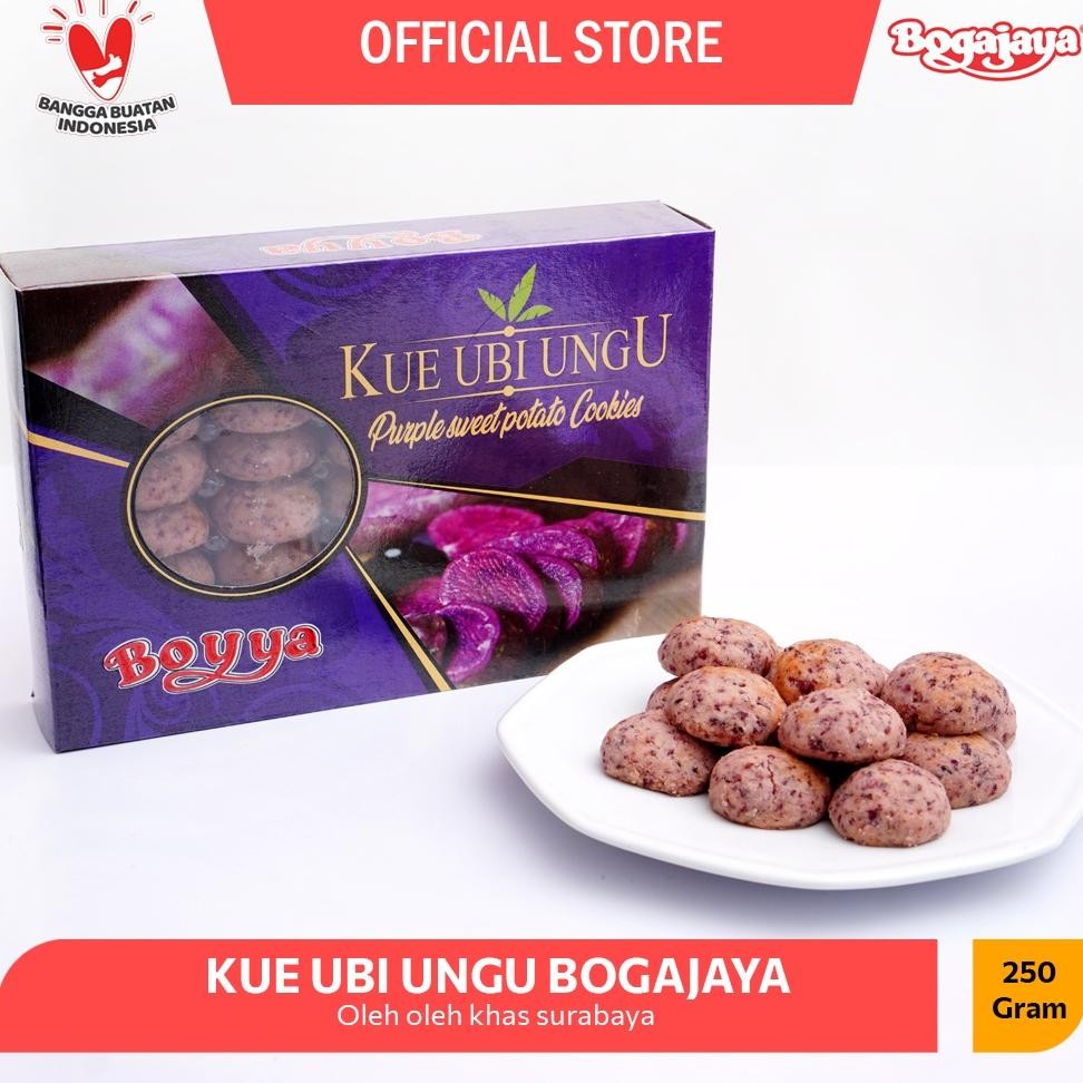 

KUE UBI UNGU BOYYA OLEH OLEH SURABAYA / KUE UBI MADU BOYYA 250 GRAM ENAK & GURIH nUg