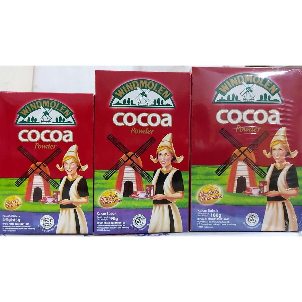 

Windmolen Cocoa Powder 165gr / 180gr | Coklat Bubuk AST nUg