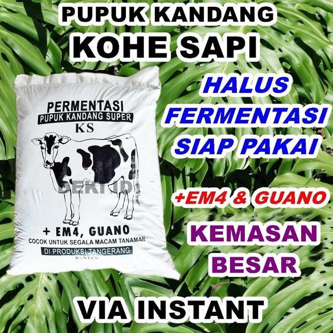 

Terlaris Ahlibibit-09 Pupuk Kandang Organik Kohe Sapi Kemasan Besar Via Instant