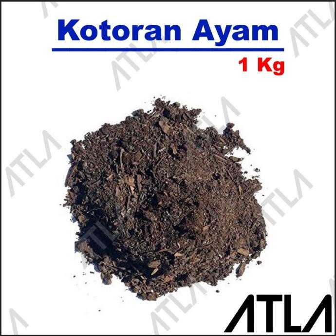 

Terlaris Ni609 Pupuk Kandang Kotoran Ayam 1 Kg Media Tanam Nutrisi Organik Alam