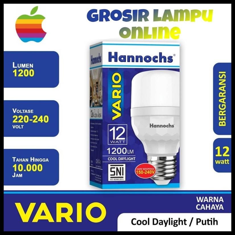 LED HANNOCHS VARIO 12 WATT - LAMPU HANNOCHS BOHLAM LED HANNOCHS 12W PUTIH