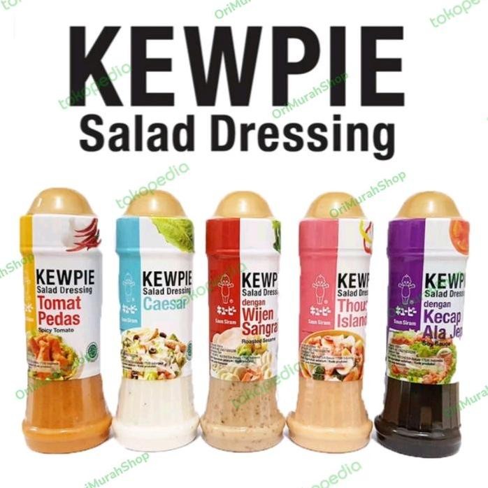 

Terlaris Kewpie Salad Dressing Saus Siram Thousand Island Caesar Wijen Sangrai