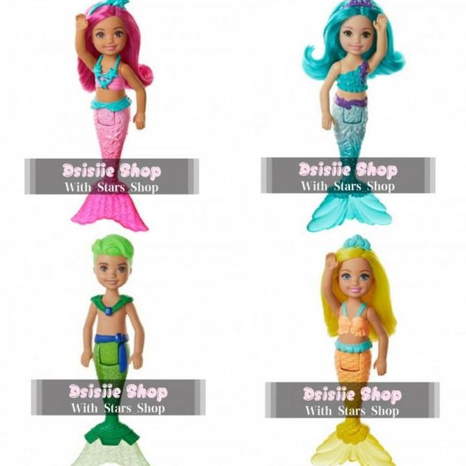 Barbie Chelsea Mermaid doll Original Mattel / Mainan Boneka Barbie