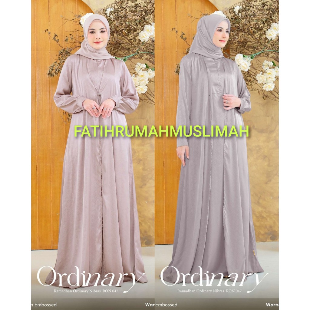 NEW / TERBARU / NIBRAS / GAMIS DEWASA / GAMIS NIBRAS / GAMIS / RON 047 / RON 047 / NIBRAS GAMIS