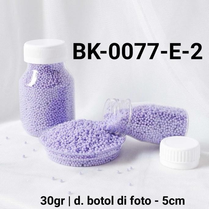

,,,,,,,] BK-0077-E-2 Sprinkles sprinkle sprinkel 30 gram mutiara ungu