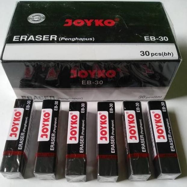 

RB PENGHAPUS JOYKO (1pak= 30pc) / PENGHAPUS PENSIL EB 30 / ERASER