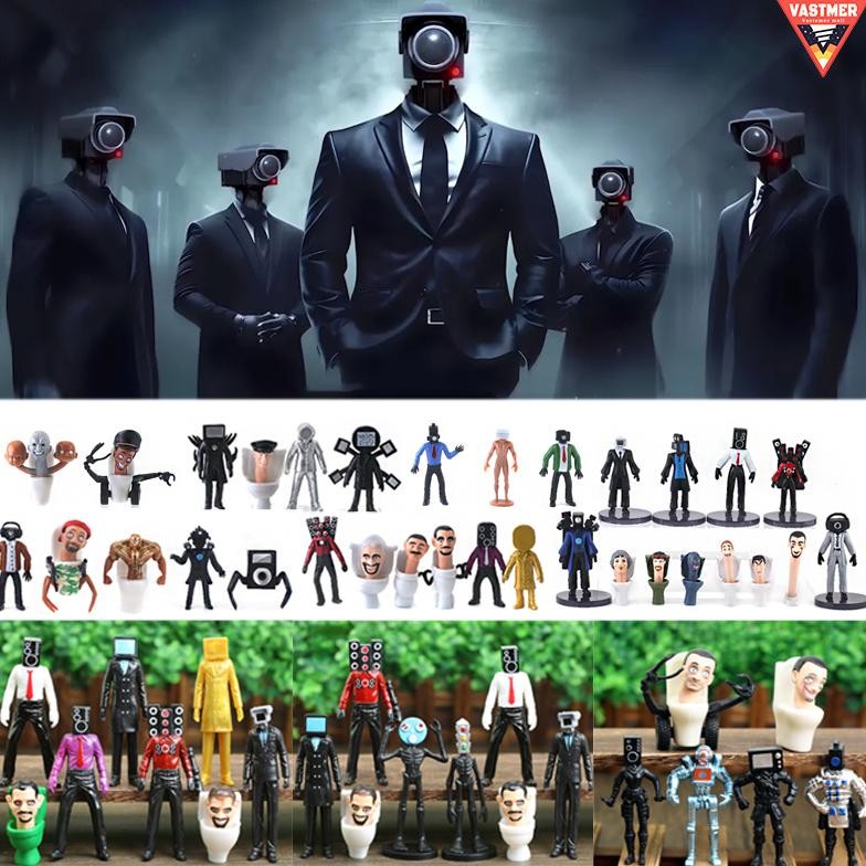 ''Terlaris" Mainan Skibidi Toilet Figure Set   Mainan Anak Skibidi Toilet Siren  Skibidi Toilet Figu