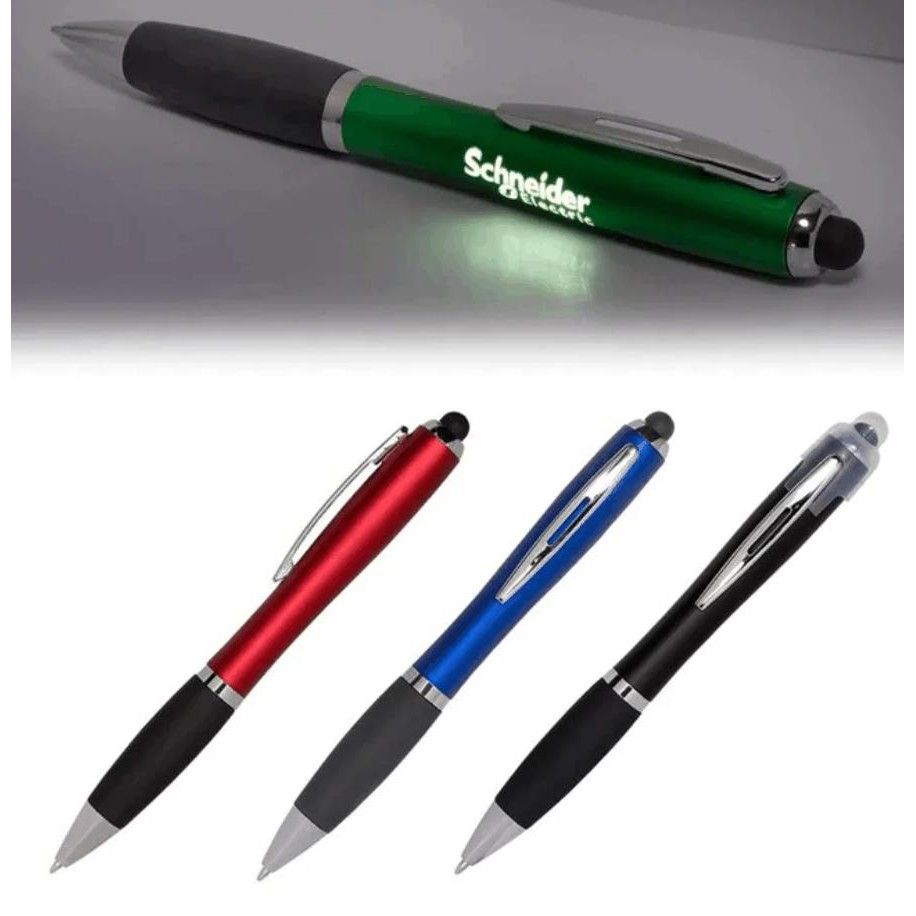 

200Pcs/Set Advertising Led Logo Pen Wholesale Promotional Touch Screen Stylus Pens With Free Custom Logo Promotion Pen