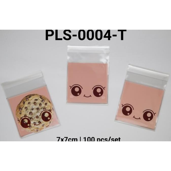 populer] PLS-0004-T Plastik cookies cookie kue kering kecil