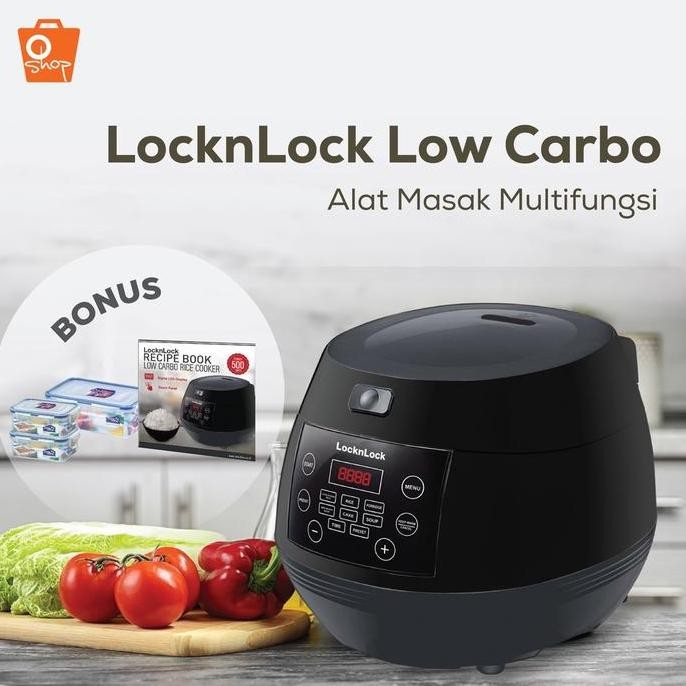 Rice Cooker Locknlock Small Low Carbo | Alat Masak Multi
