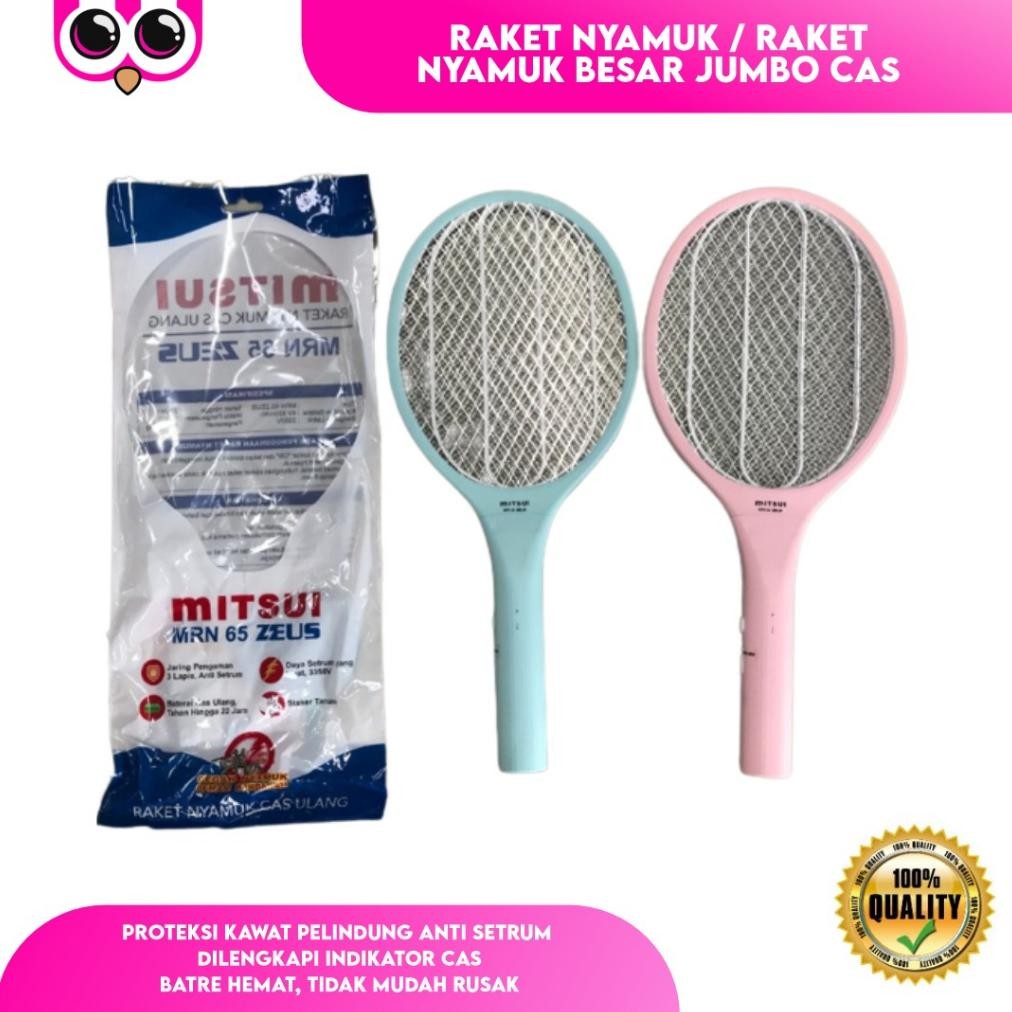 RAKET NYAMUK  / RAKET NYAMUK BESAR JUMBO CAS / PEST CONTROL MOSQUITO