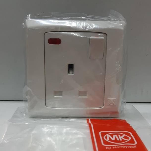 HJK MK STOP KONTAK AC SLIMLINE TYPE S2657 WHI