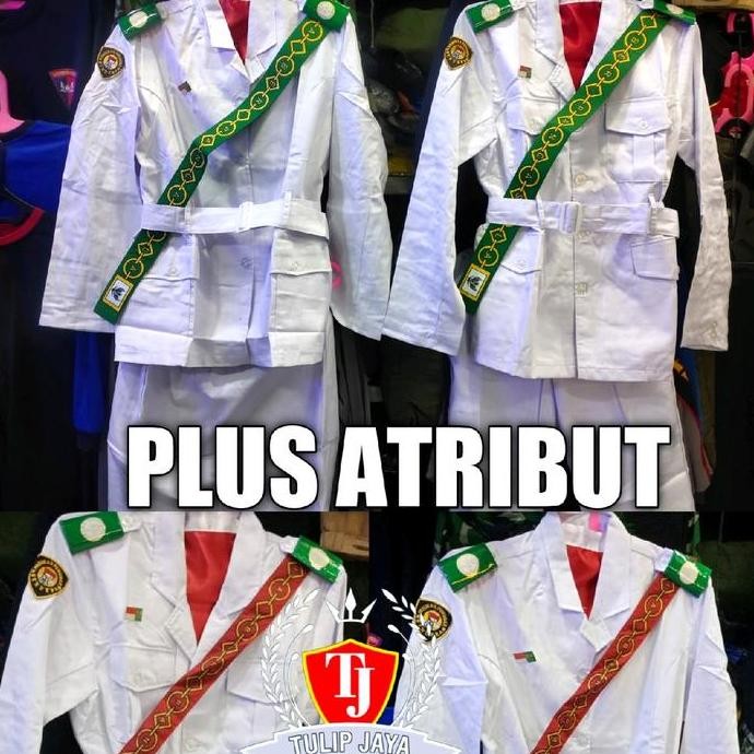 seragam paskibra pria dan wanita/setelan baju paskibra fullset lengkap/baju paskibra pangkat dll/pas