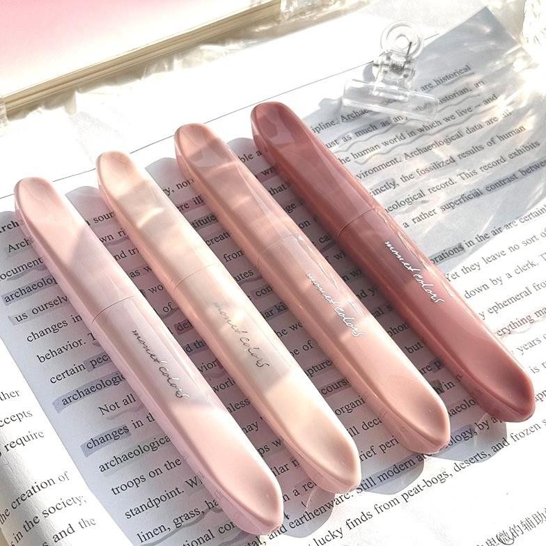 

RB 4PCS Spidol Warna Warni Stabilo Pastel 1 Set Highlighter Pen Pink School Stuff Spidol Permanen Stabilo Kaligrafi Mini Stationery Alat Tulis Barang Aesthetic
