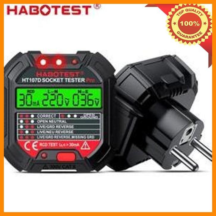 [EPS] HABOTST HT107D DIGITAL SMART SOCKET TESTER DETECTOR VOLTAGE TEST ORI - HT107D