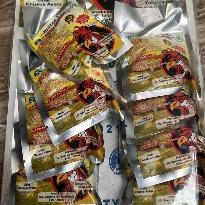 Terlaris Minyak Ikan King Dragon Vitamin Suplemen Ayam Jantan Laga Betina Ternak Fish Oil Liquid 10M