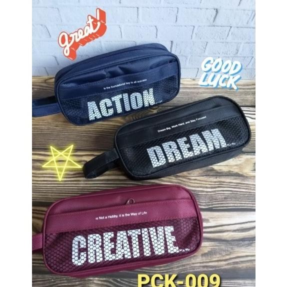 

''Terlaris" Kotak Pensil Kain Tutup Remaja/Pencil Case Canvas Tutup Fancy Murah