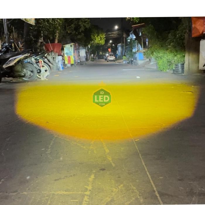 Lampu Tembak Laser Foglamp 3 Mata 60 Watt Putih Kuning Mini Projie Original Dan Terpercaya