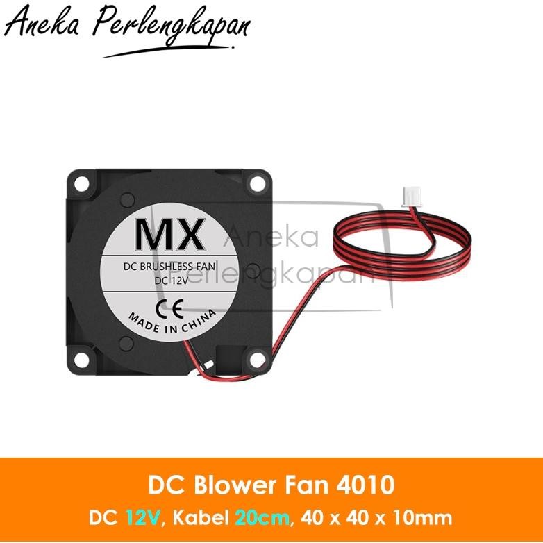 DC Blower Fan / Turbo Fan 4010 DC 12V 2 pin Kabel 20cm