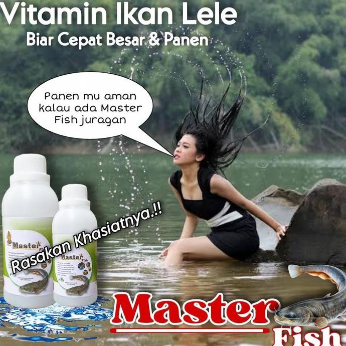 Terlaris Mf05 Probiotik Master Fish Obat & Vitamin Ikan Lele Biar Cepat Besar