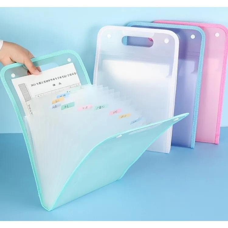 

Zbh Tas File Handle Warna Transparan Anti Air Multi Layer Folder Tas File 13 Sekat Map Tas Dokumen A4 Folder Map Kerja Document