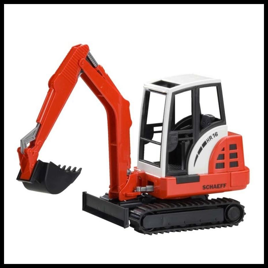 Ready Bruder 2432 Schaeff Hr16 Mini Excavator - Mainan Miniatur Truk Konstruksi Alat Berat {Terlaris