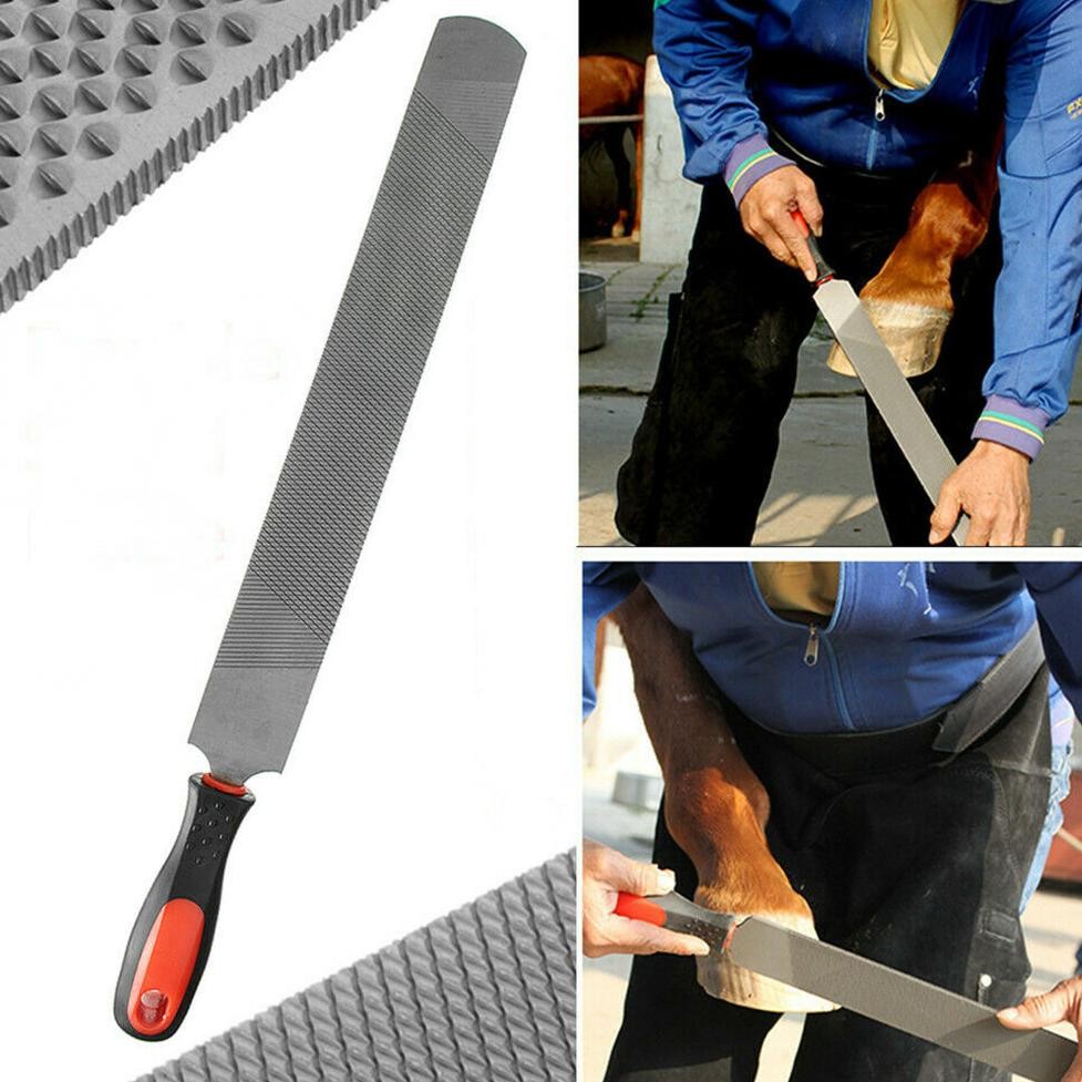 NEW Pemangkasan Kikir Kuku Dua Sisi Peralatan Farrier Kuku Kuda Manikur Perawatan