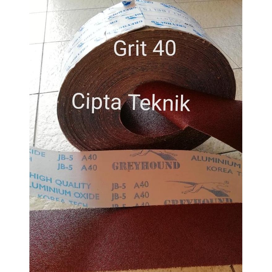 . Amplas roll Greyhound grit 40