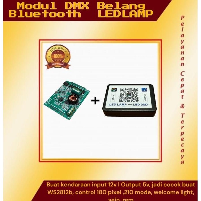 Modul Bluetooth LED DMX PCB V4 Modul ALIS Belang Led Kolong