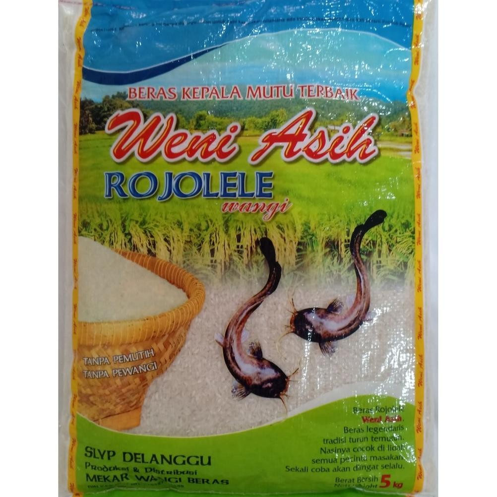 

Beras Rojolele Wangi 5 kg Weni Asih