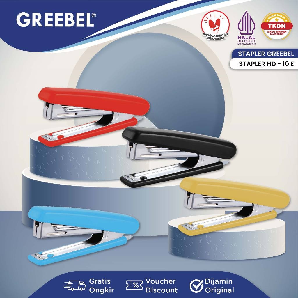 

GREEBEL Stapler Stepler Jepretan (HD-10E) / Staples Anak Lucu