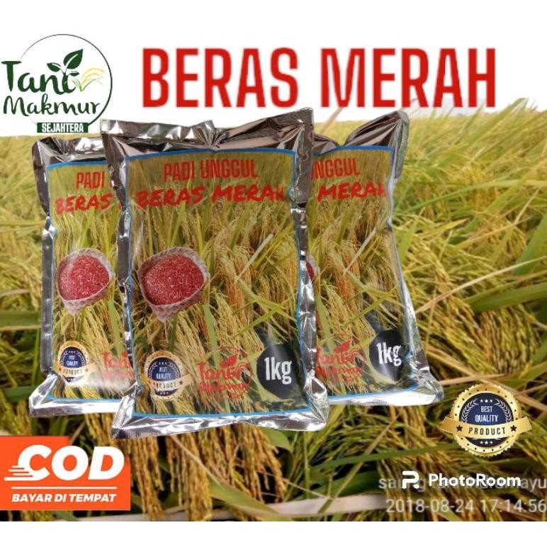 

Padi beras merah aromatik kemasan 1kg