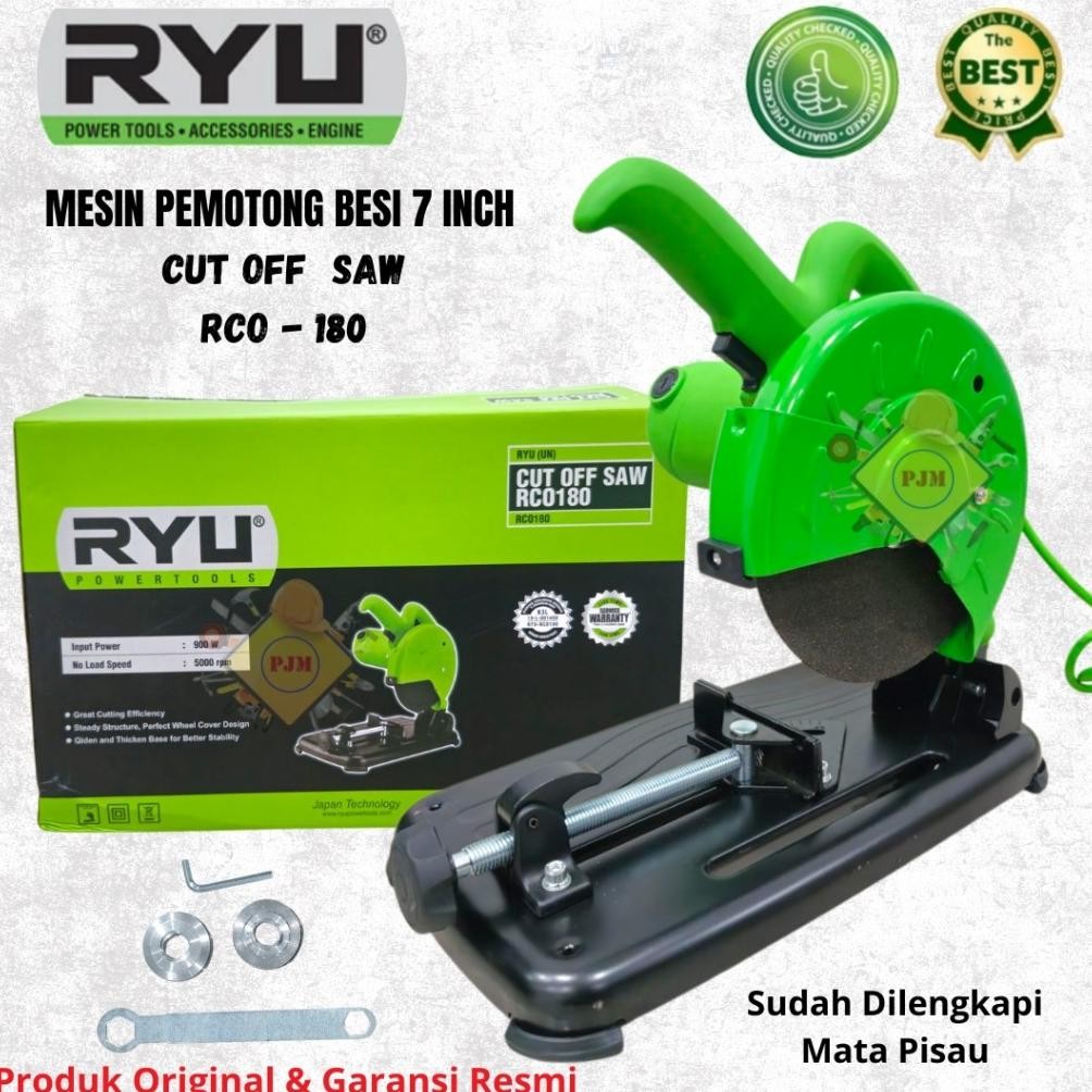 Tekiro Ryu Cut Off Cutting Wheel Chop Saw / Mesin Pemotong Besi 7 Inch