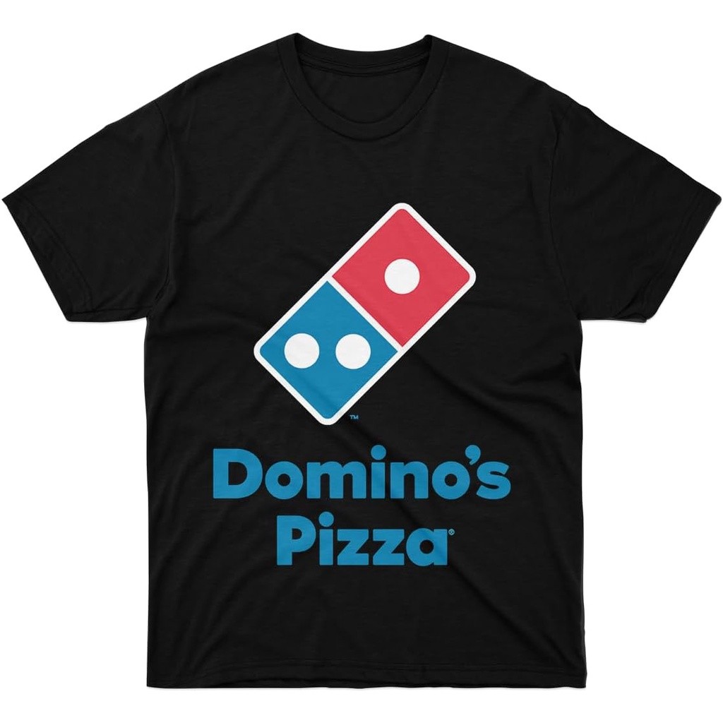 Kaos Pizza Anak Laki-laki Domino Unisex S Friend Icon Lengan Hadiah Penting untuk Pria Anak Perempua