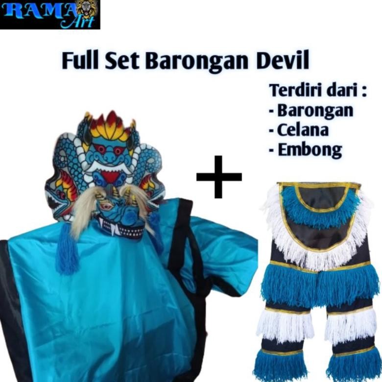 h-4 Barongan Devil Full Set Termurah
