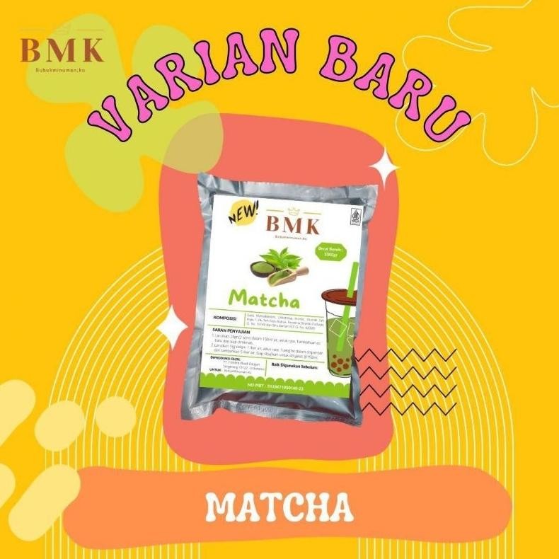 

Bubuk Minuman Bmk Premium Matcha Plain 1 Kg (Baru)