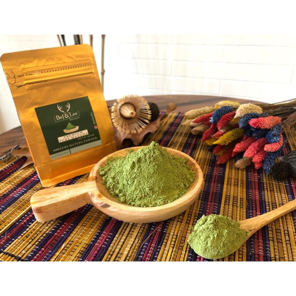

Premium Pure Matcha Greentea Powder Import (High Quality) Halal (Bubuk Teh Hijau Murni) 100 Gram (Baru)