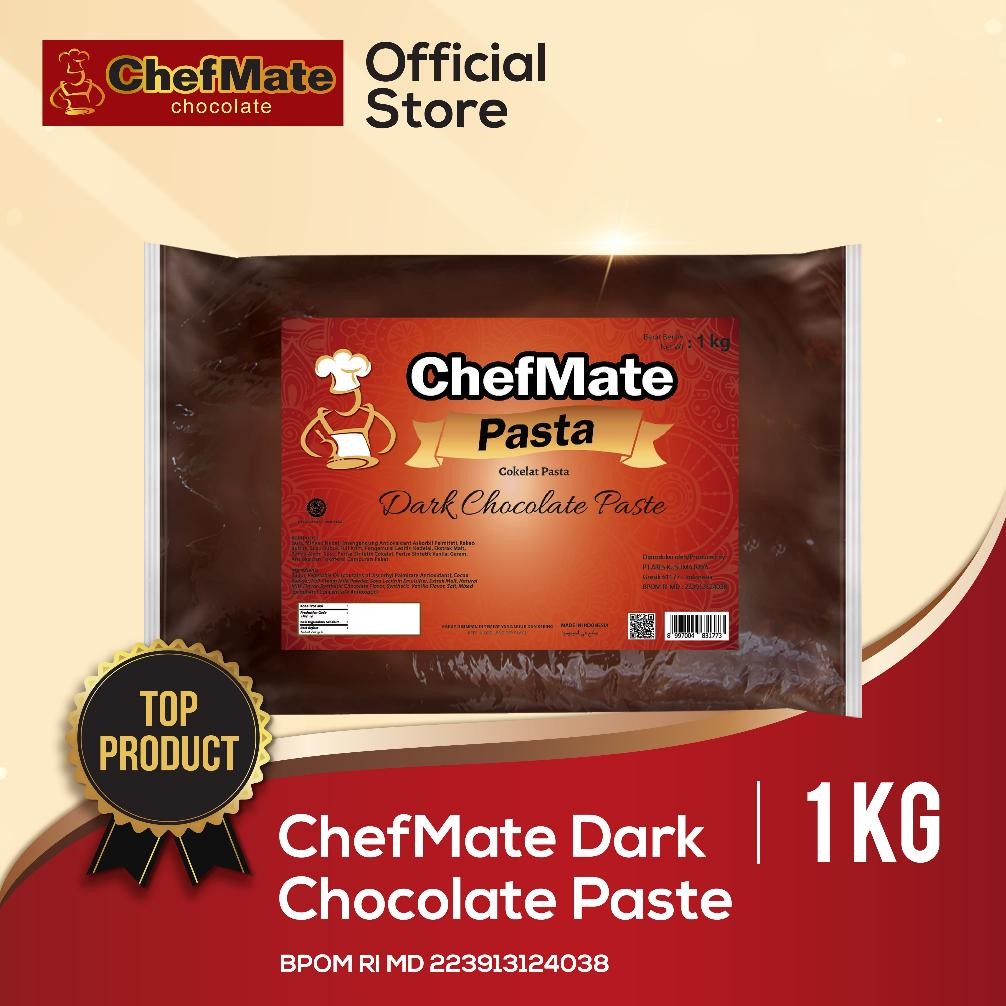 

ChMate Pasta Dark Chocolate Coklat 1 KG Ready Stock