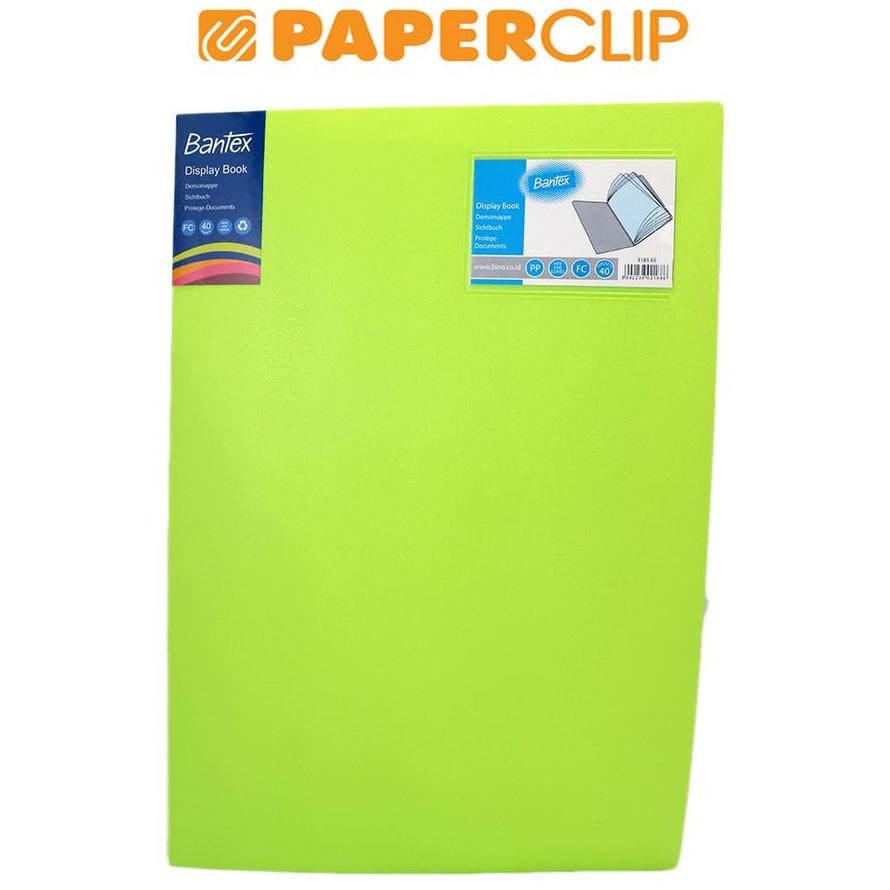 

TERLARIS DISPLAY BOOKS / CLEAR HOLDER BANTEX 3185 F4/40 65 LIME Siap kirim