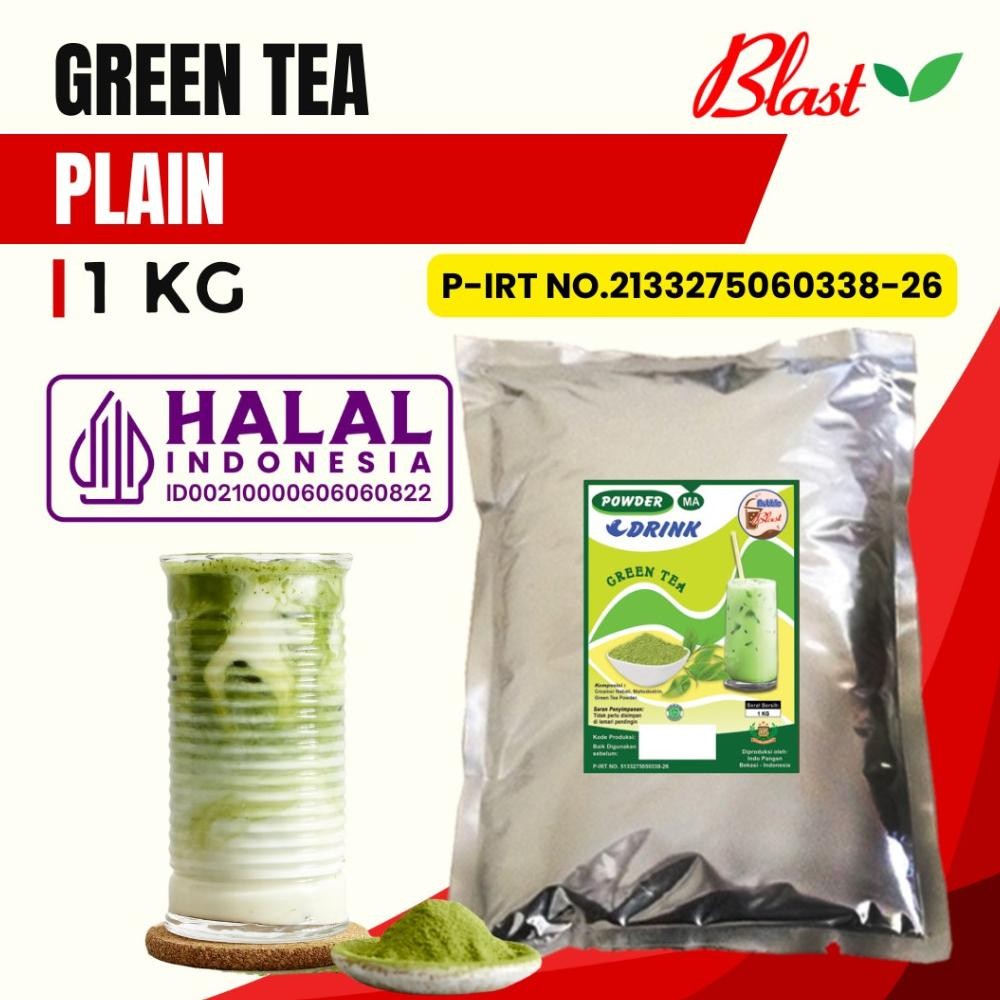

Matcha / Green Tea 1 Kg - Bubuk Teh Hijau - Powder Drink Matcha - Bubuk Minuman (Baru)