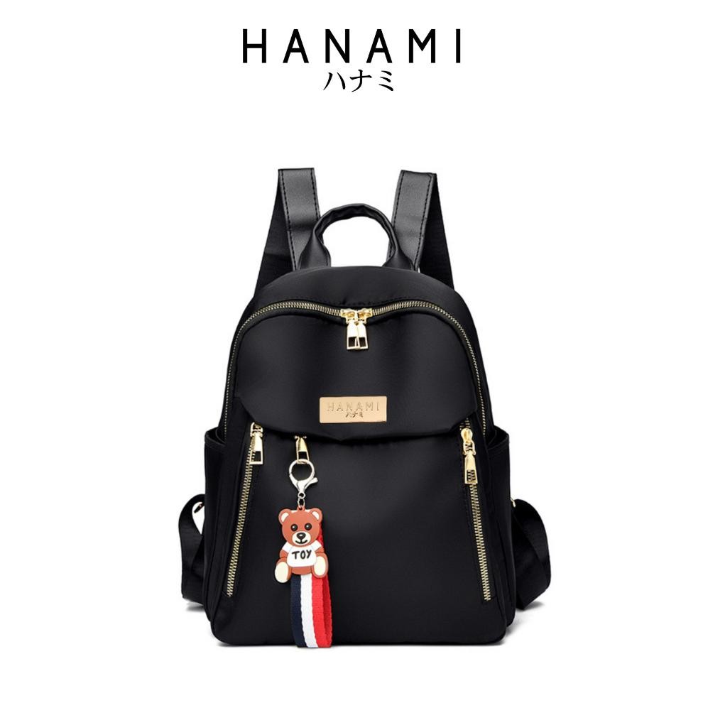 

READY STOK HANAMI Tas Ransel Wanita Premium Backpack Korea Remaja Kekinian Hitam Ramasa Sekolah Kuliah TA602B5 Siap kirim