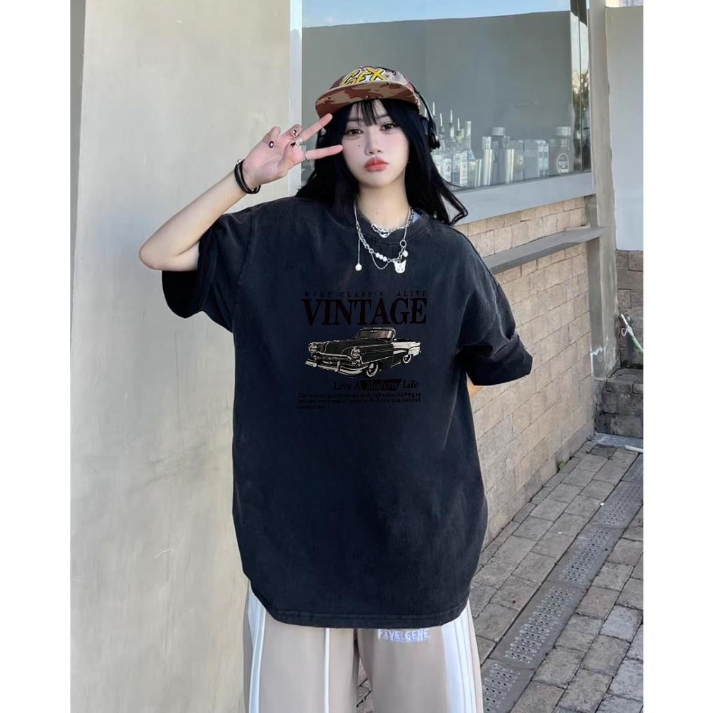 [original] koikoo kaos washed oversize baju wanita oversize t shirt wanita baju kaos wanita import  