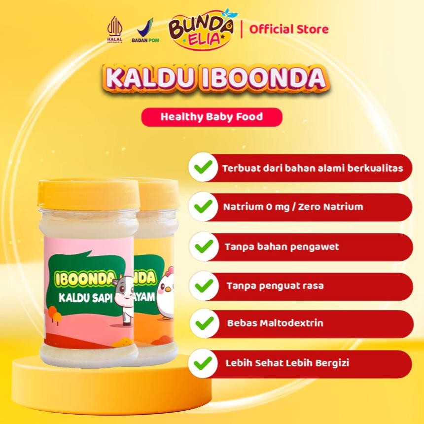 

IboonDA By Bumbu Bunda Elia Kaldu MPASI Non Gulgar Tanpa Pengawet Tanpa Pewarna
