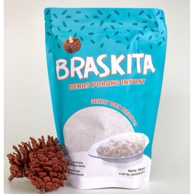 

BRASKITA Beras Porang - Beras Instan - Beras Shirataki - Konjac Rice_ Beras sehat untuk diet _beras rendah gula