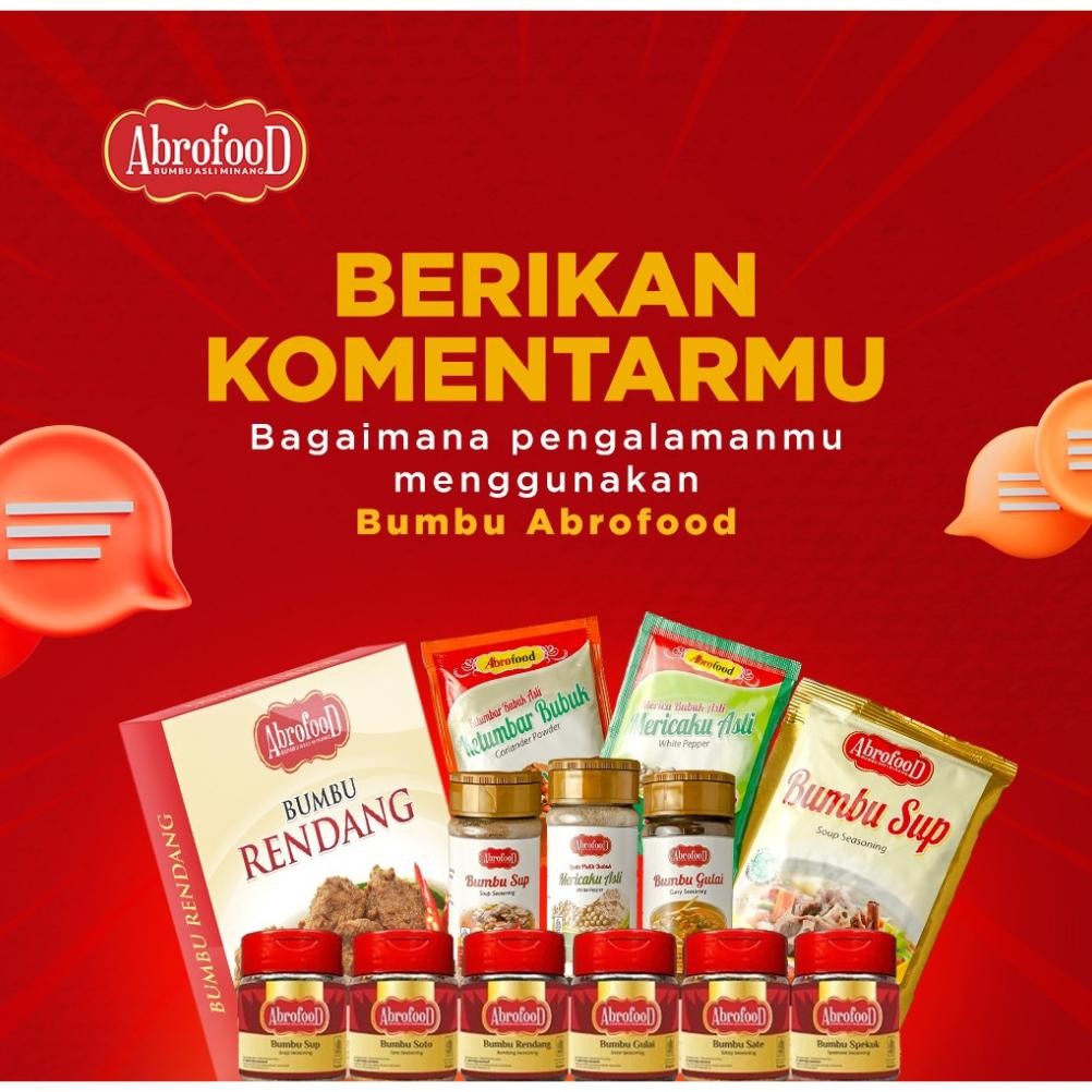 

Bumbu Sup Abrofood 50 Gram (3 Pcs)