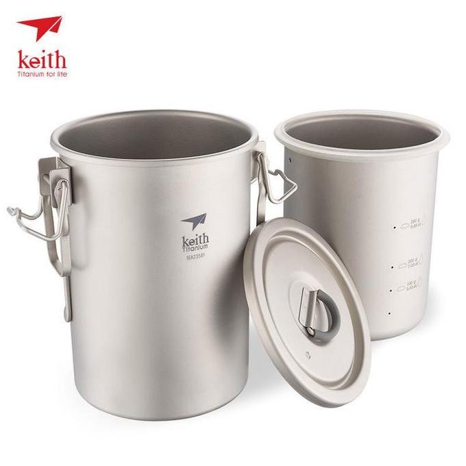 Keith Titanium Ti6300 Alat Masak Camping Cooking Set Ultralight