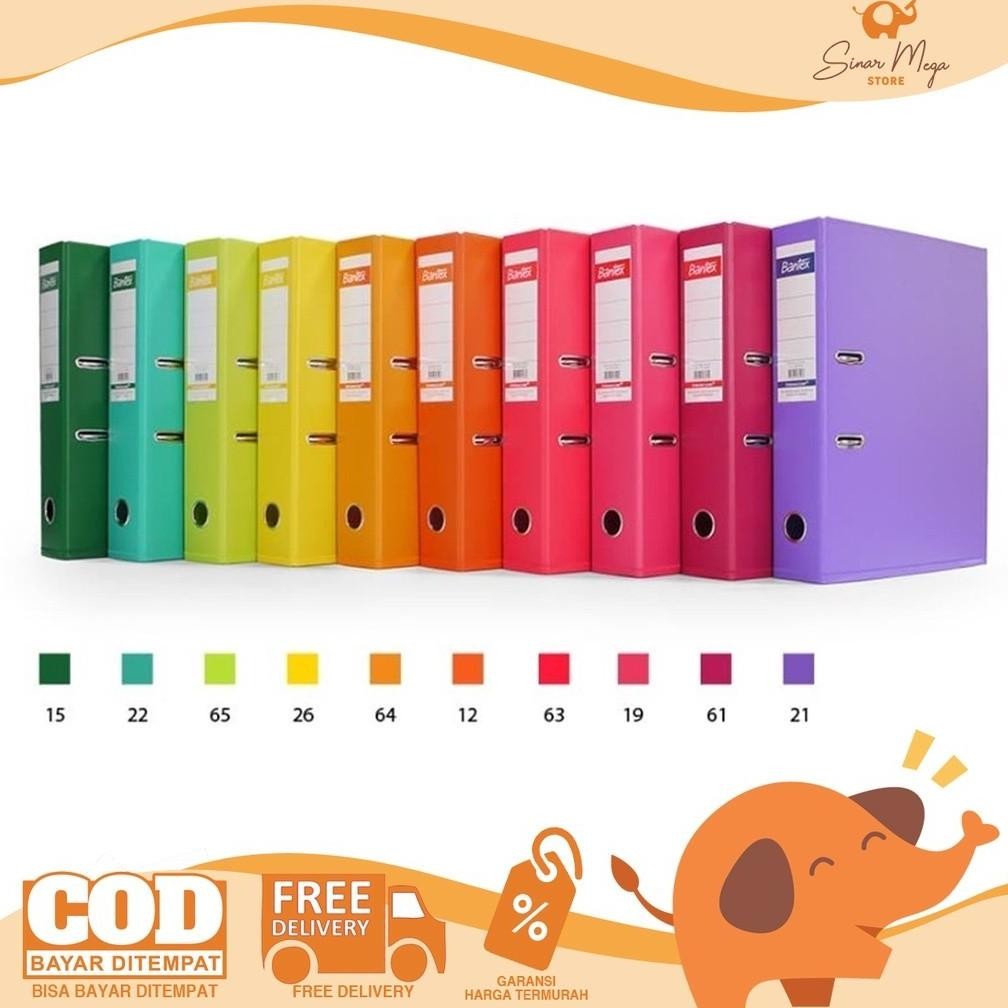 

Bantex Ordner Folio F4 70mm 1465V cm Varian Warna Murah