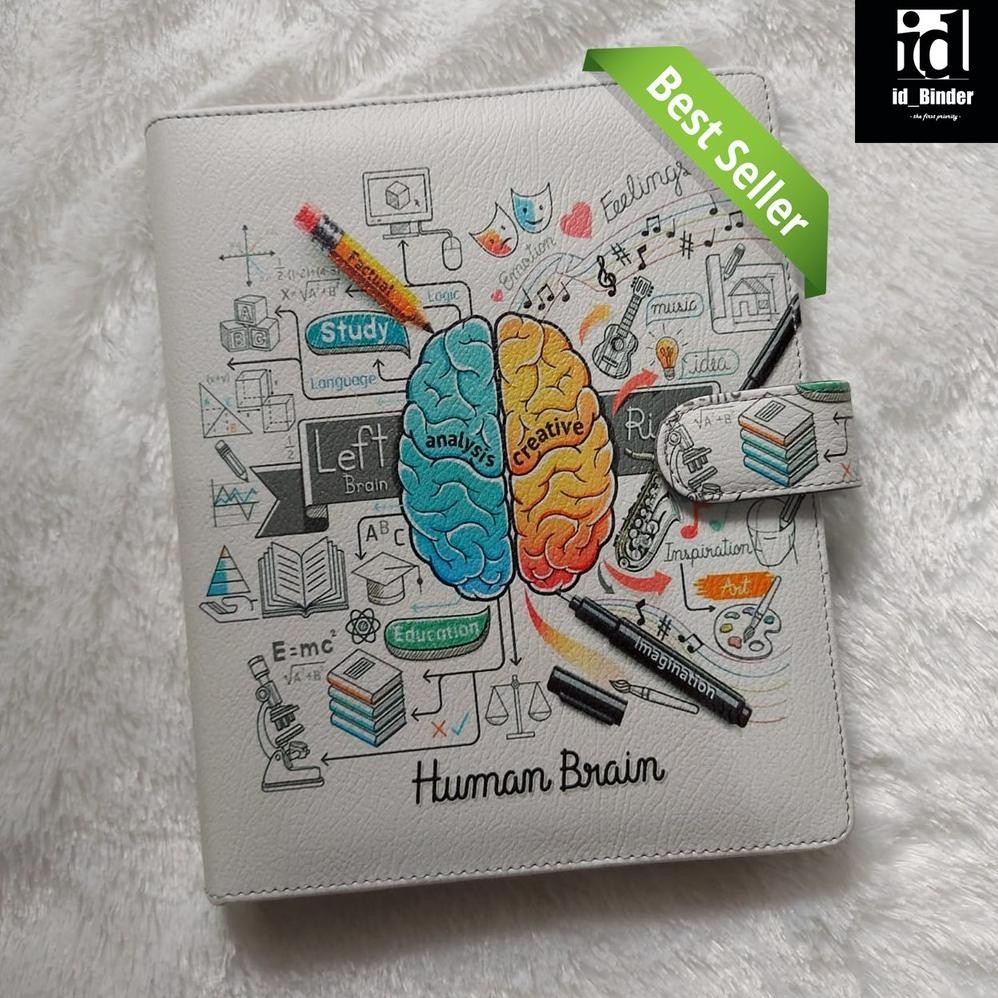 

READY STOK Binder Printing Motip Human Brain A5/20Ring Dan B5/26Ring Siap kirim