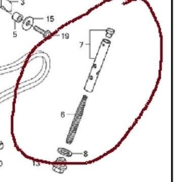 Suling/Per/ Keteng/Tensioner Revo/Fit/Grand/Blade/Supra/Legenda - Asli